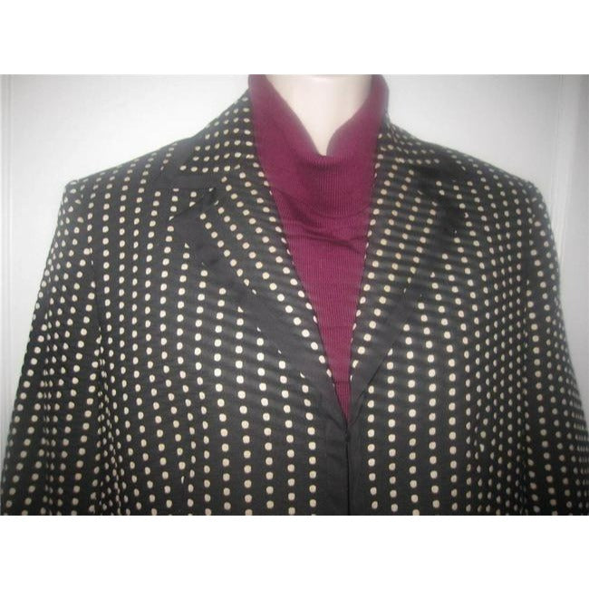 Talbots Black With White Polka Dots Vintage Blazer