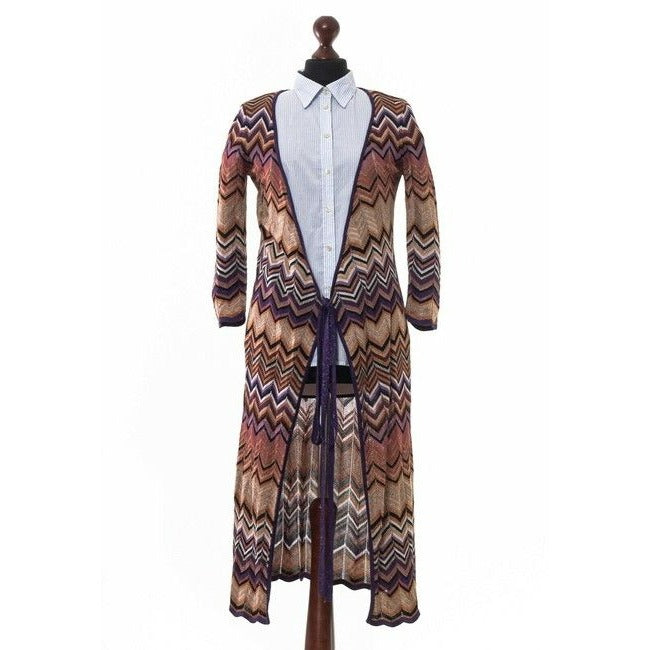 Missoni Chevron Print Knit Duster Sweater