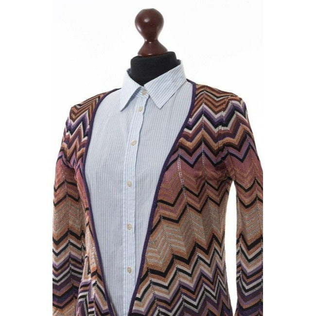 Missoni Chevron Print Knit Duster Sweater