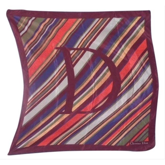 Dior Multi Colored Vintage Scarf